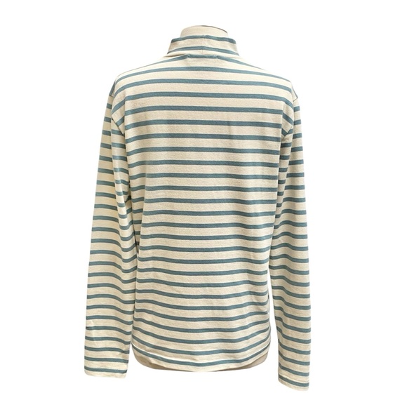 YMC Long Sleeve Striped Mock Neck Top - Picture 4 of 8